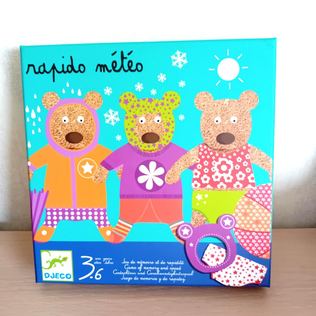 jeu  de la marque DJECO : rapido météo, Enfants & Bébés, Enlèvement, Comme neuf, Découverte