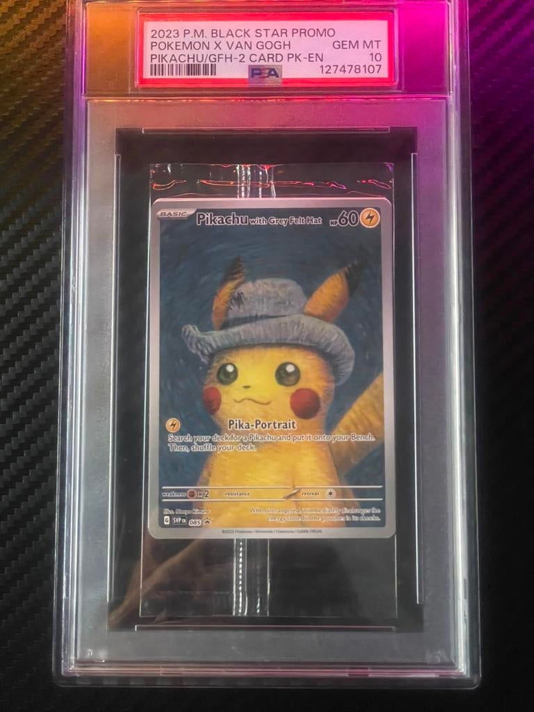 PSA 10 GEM MINT — Promo Pikachu Van Gogh !, Enlèvement ou Envoi, Neuf, Cartes en vrac, Foil