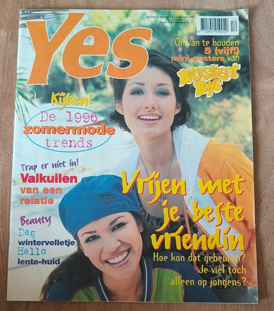 Magazine Yes maart 96, Ophalen of Verzenden, Zo goed als nieuw