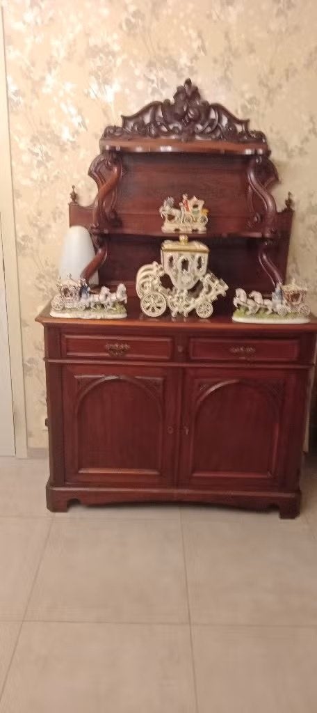 belle armoire ancienne, Antiek, Comme neuf, 100 à 150 cm, Chêne
