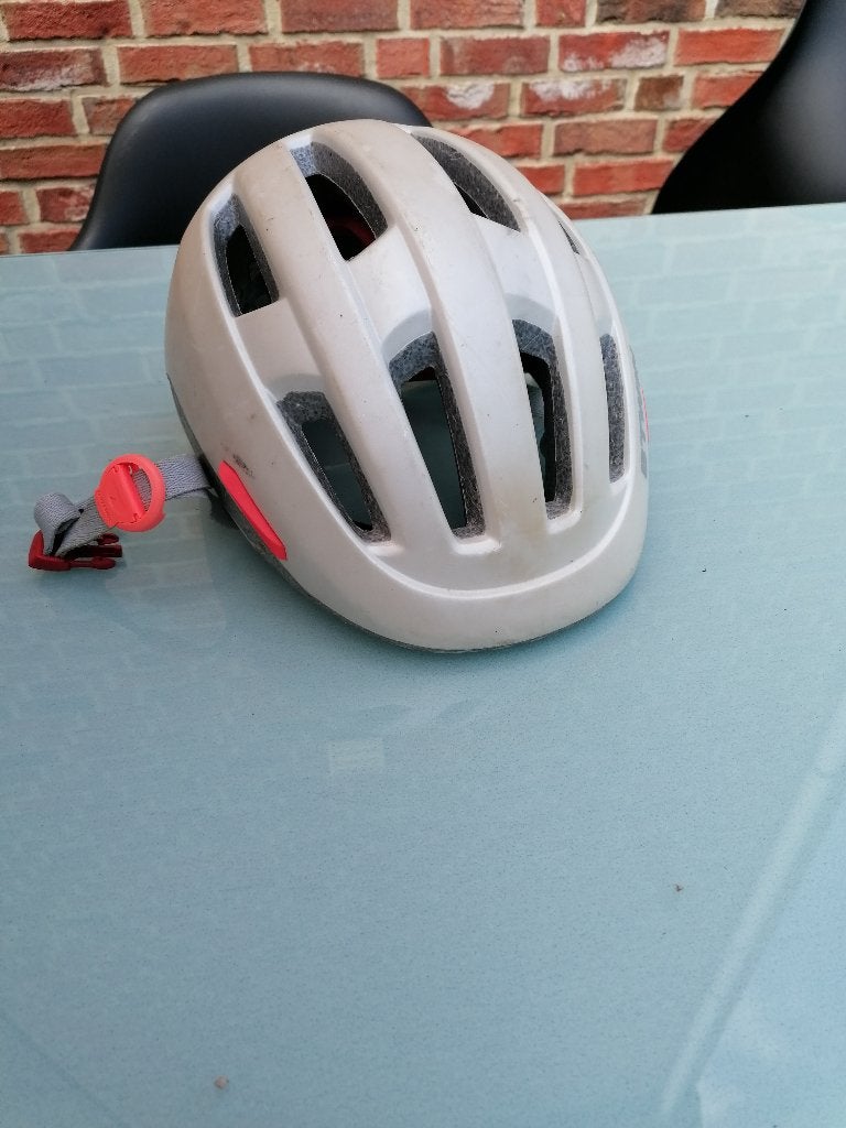 Fietshelm meisjes Btwin 56-61cm (Decathlon), Fietsen en Brommers, Fietsaccessoires | Fietshelmen, Ophalen, Gebruikt, Meisje