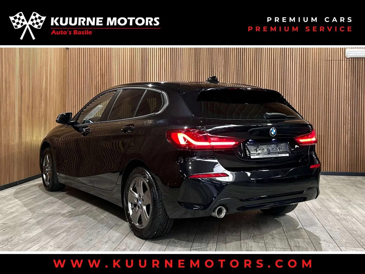 BMW 1 Serie 116 d Alu16"/Led/Leder/Gps/Pdc/Carplay *1j garan, 1 Reeks, Gebruikt, 1 kg, Zwart