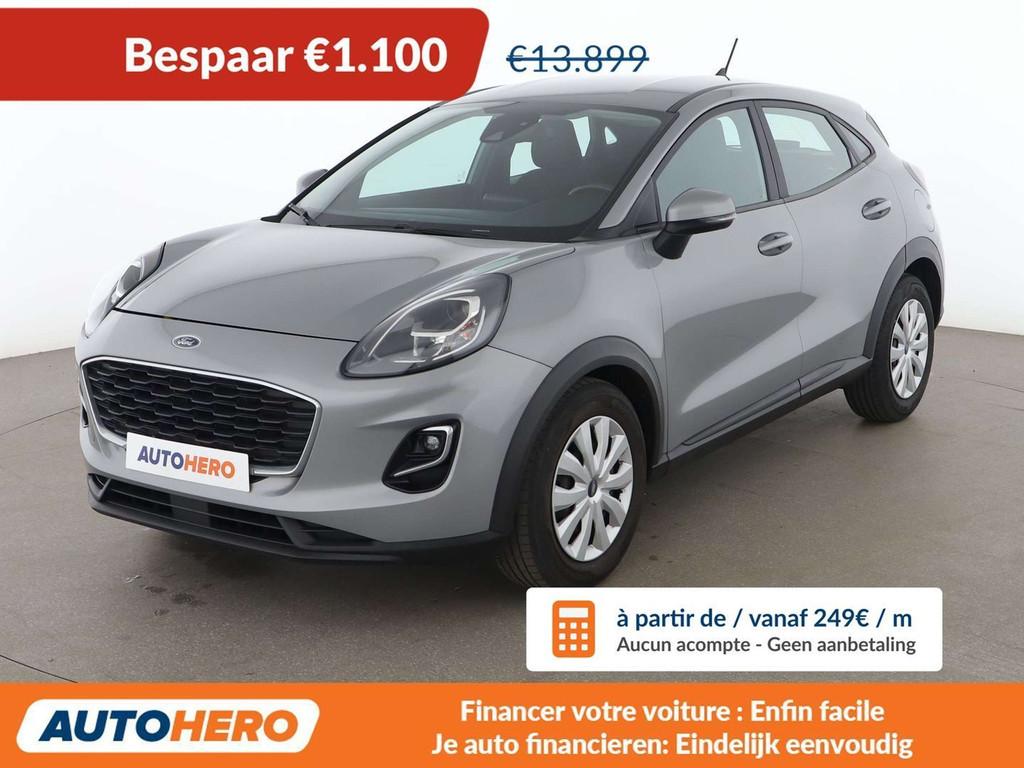 Ford Puma 1.0 EcoBoost Mild-Hybrid Cool & Connect (bj 2020), Auto's, Ford, Te koop, Puma, ABS, Airbags, Airconditioning, Android Auto