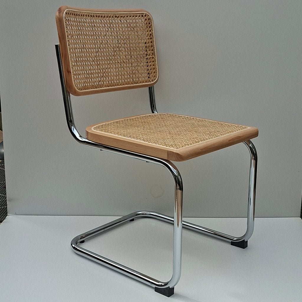 12x Thonet stijl Cesca Breuer eetkamer stoel rotan webbing, Maison & Meubles, Enlèvement ou Envoi, Autres couleurs, Cinq, Six Chaises ou plus