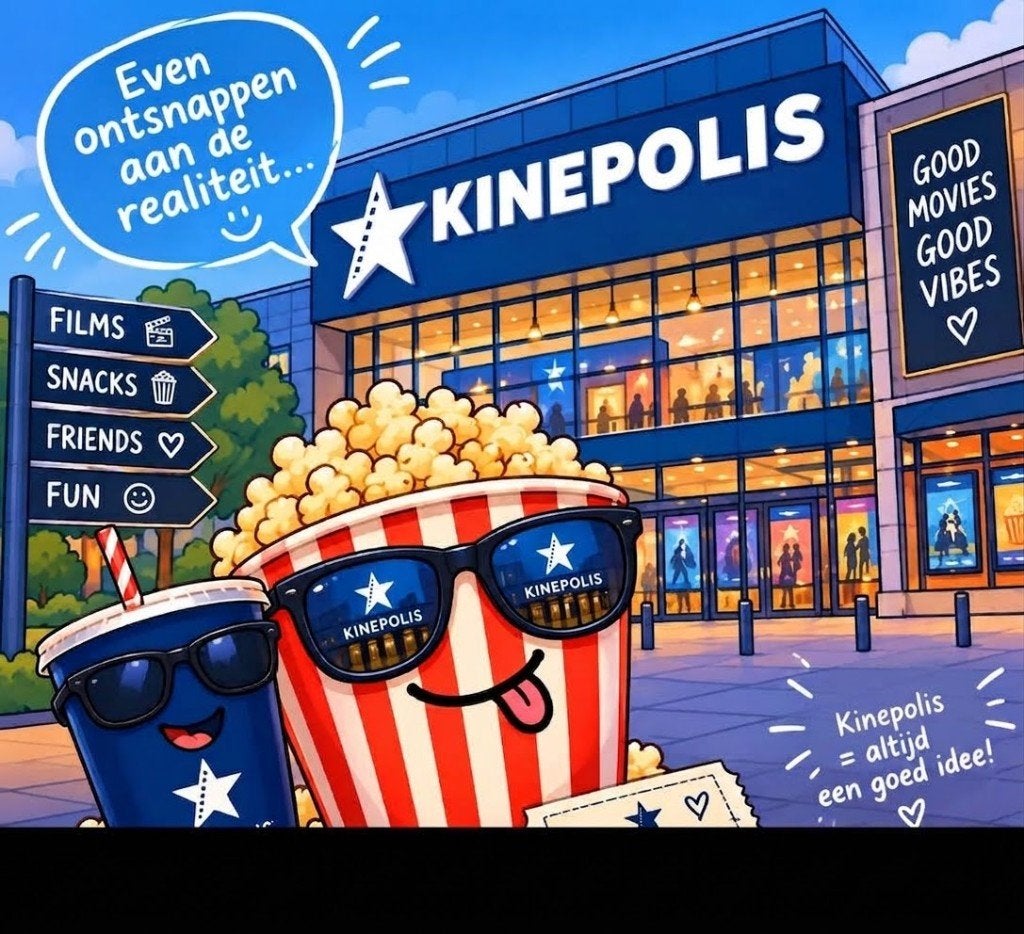 Kinepolis cinematickets – geldig t/m 31/01/2027 (digitaal), Tickets & Billets, Trois personnes ou plus, Billet gratuit pour tous les films