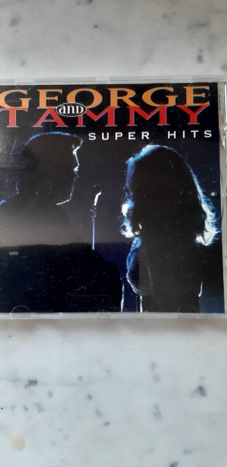CD GEORGE  AND TAMMY,  SUPER HITS, Cd's en Dvd's, Cd's | Country en Western, Ophalen of Verzenden, Zo goed als nieuw, Country