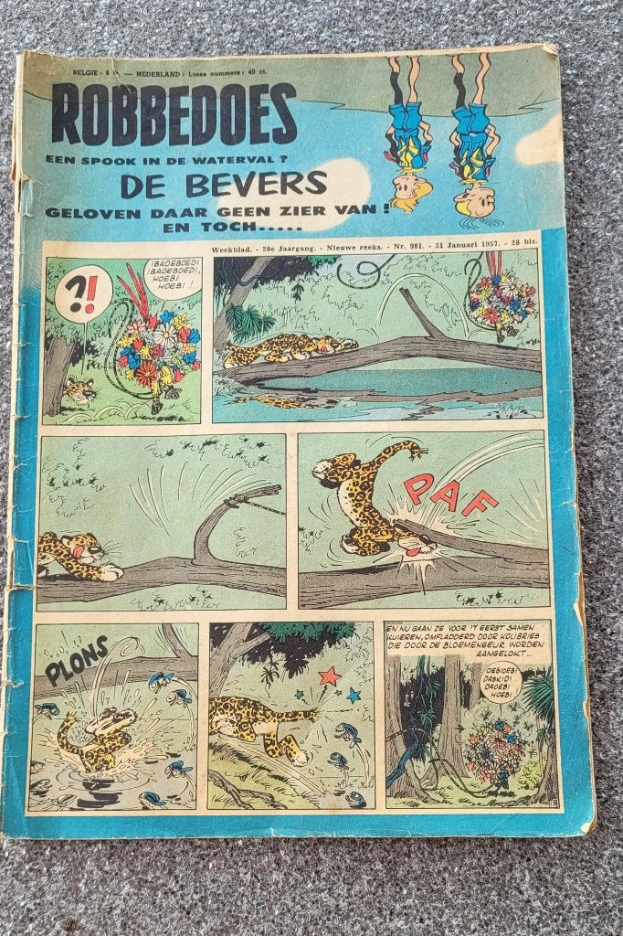 BD Robbedoes Nr. 981, Ophalen, Gelezen, Dupuis