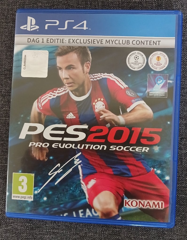 ps4 spelletje pes 2015, Consoles de jeu & Jeux vidéo, Enlèvement, Utilisé