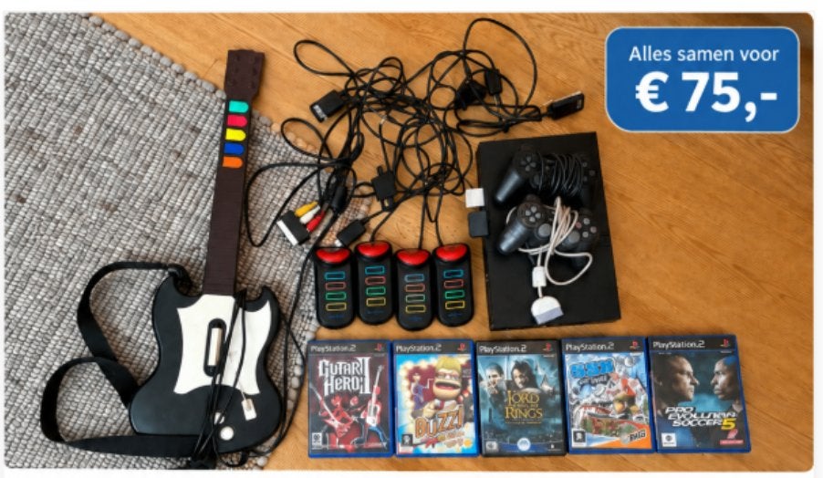 PlayStation 2 pakket – games & accessoires, Enlèvement, Utilisé