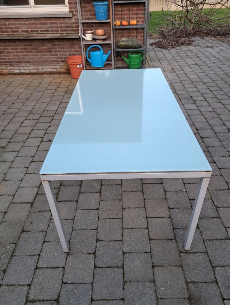 glazen tafel, Ophalen, Gebruikt, Glas, Vier personen