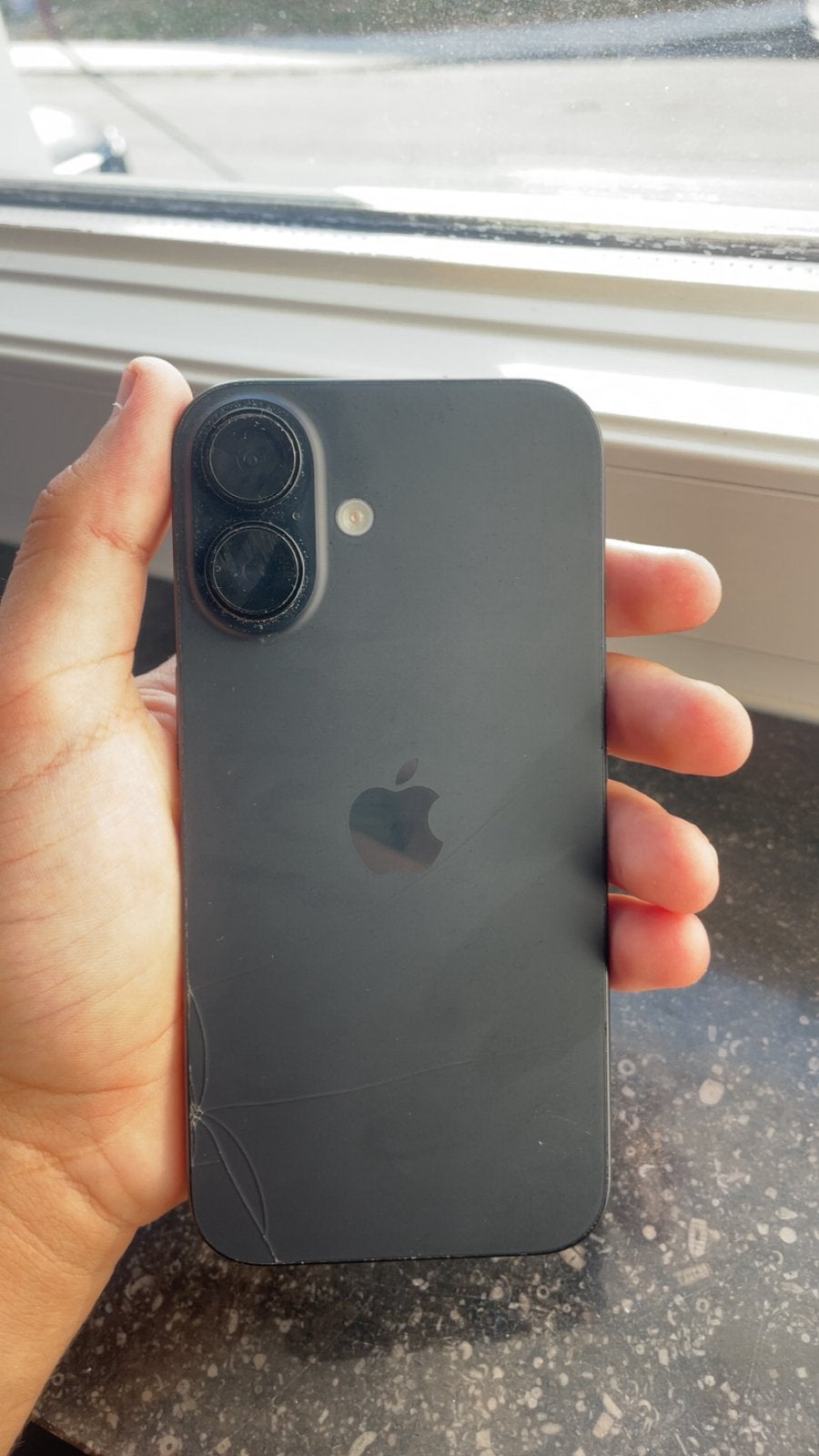 Iphone 16, Ophalen of Verzenden, Zo goed als nieuw, IPhone 16, Zwart