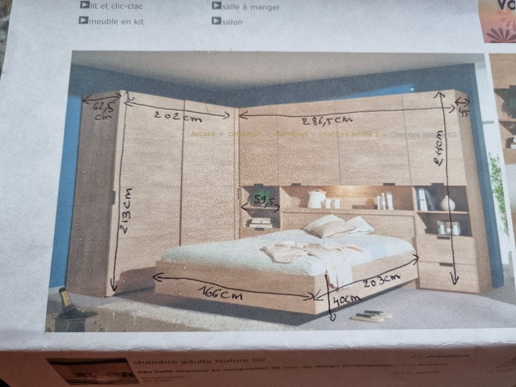 Chambre contemporaine 2 personnes impeccable, Maison & Meubles, Enlèvement, Comme neuf, Deux personnes, Moderne