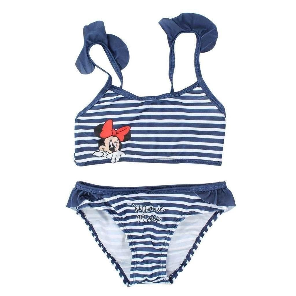 Minnie Mouse Bikini Marine - Maat 92/98 - 104/110 - 116/128, Kinderen en Baby's, Kinderkleding | Kinder-zwemkleding, Maat 116
