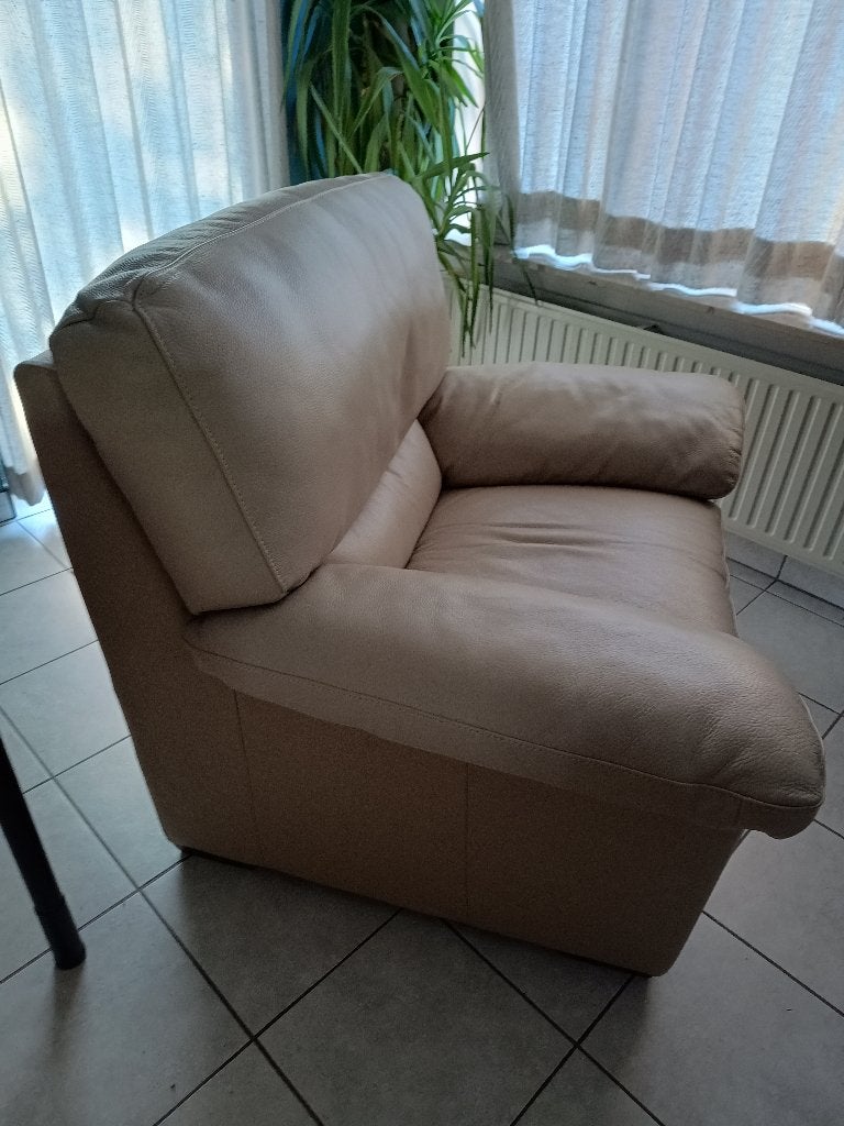 Lederen zetel gratis, Ophalen, Gebruikt, Eenpersoons