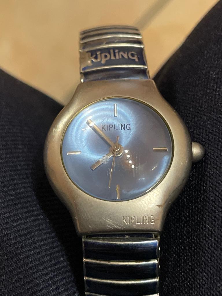 Oud Kipling-horloge, Staal, Met bandje, Polshorloge, 1960 of later
