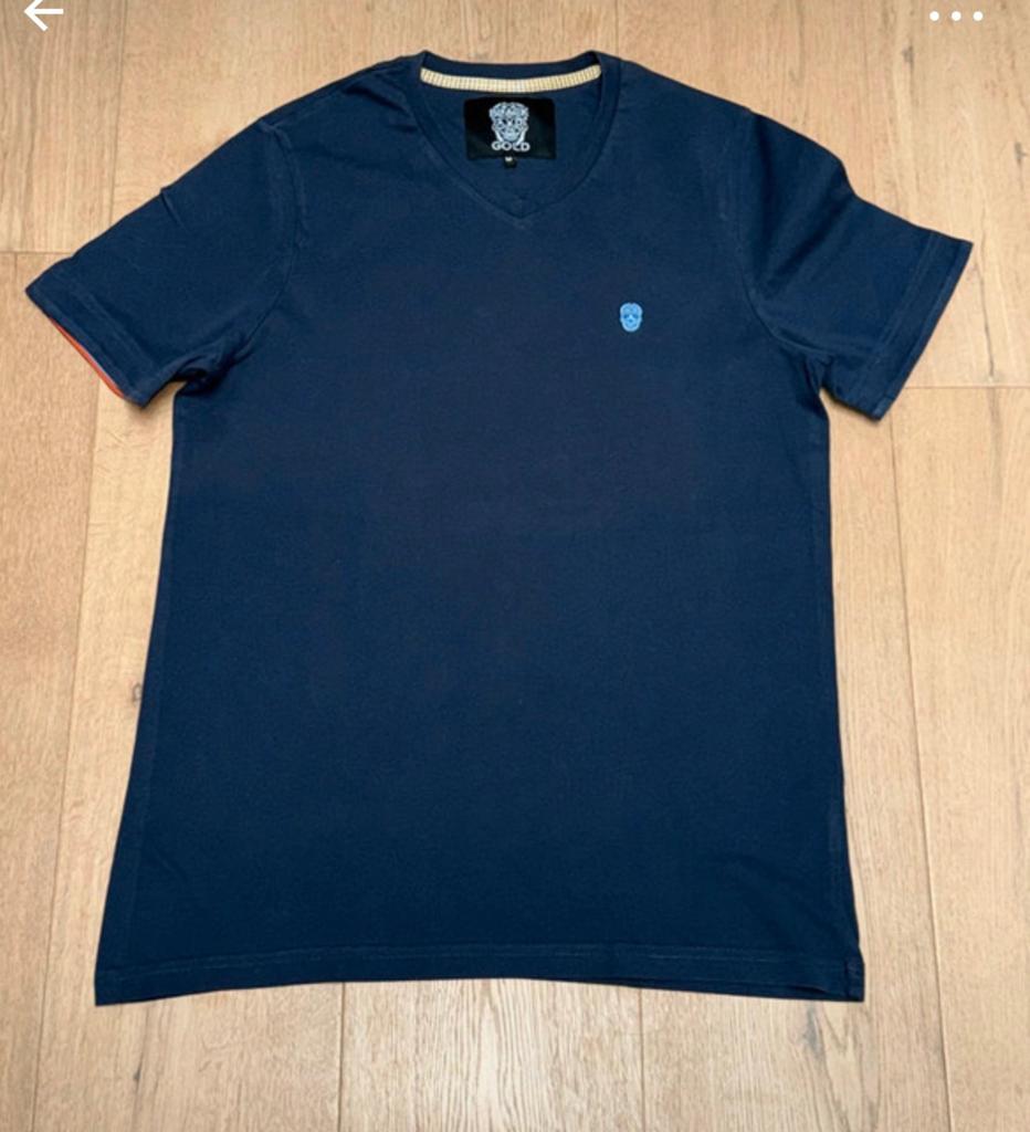 T shirt Black and Gold maat m, Enlèvement, Comme neuf, Taille 48/50 (M)