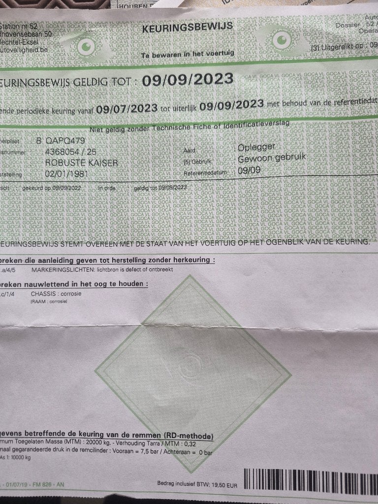 Dieplader robuste kaiser, Auto's, Particulier, Aanhangers en Opleggers, Te koop