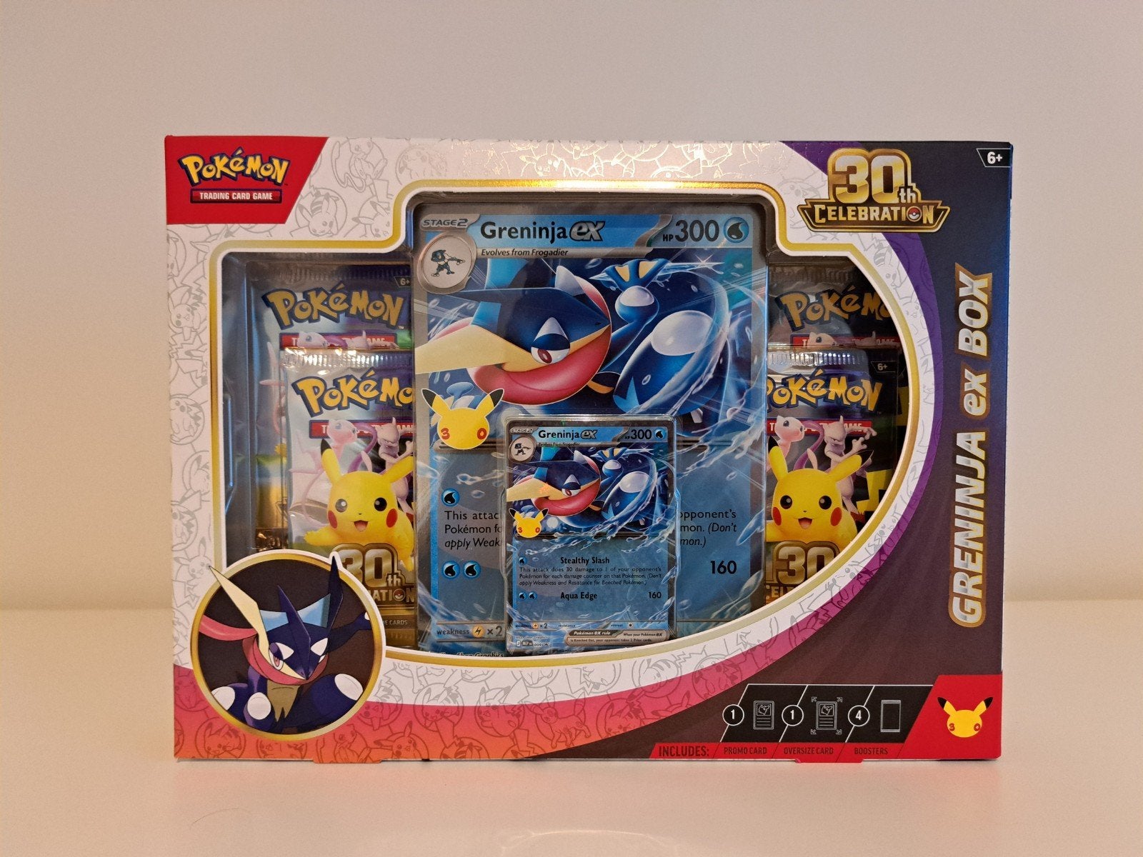 Pokemon - 30th Celebration- Greninja ex box, Hobby en Vrije tijd, Ophalen, Nieuw