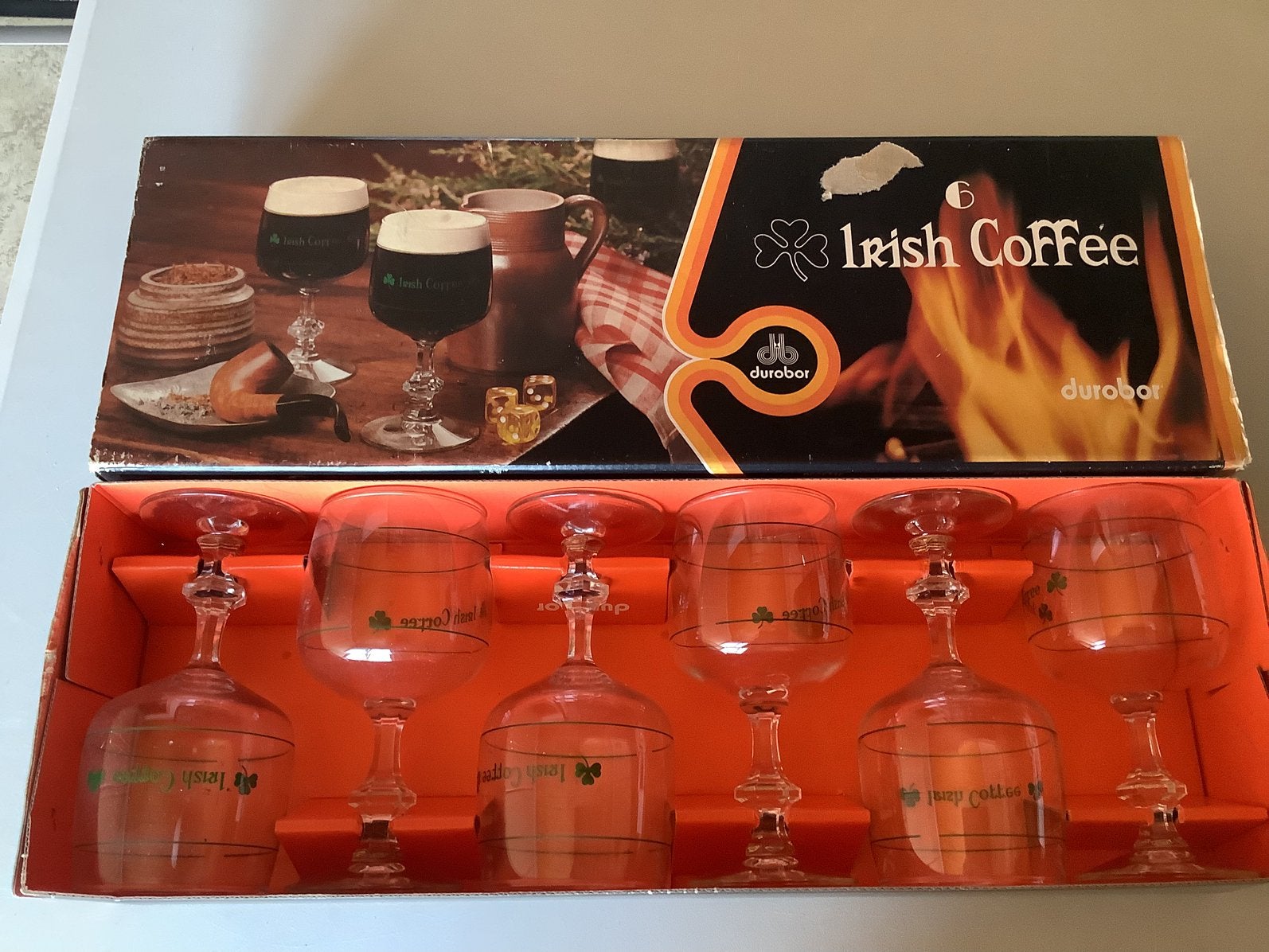 Irish coffee glazen, Verzamelen, Glas en Drinkglazen, Ophalen, Zo goed als nieuw