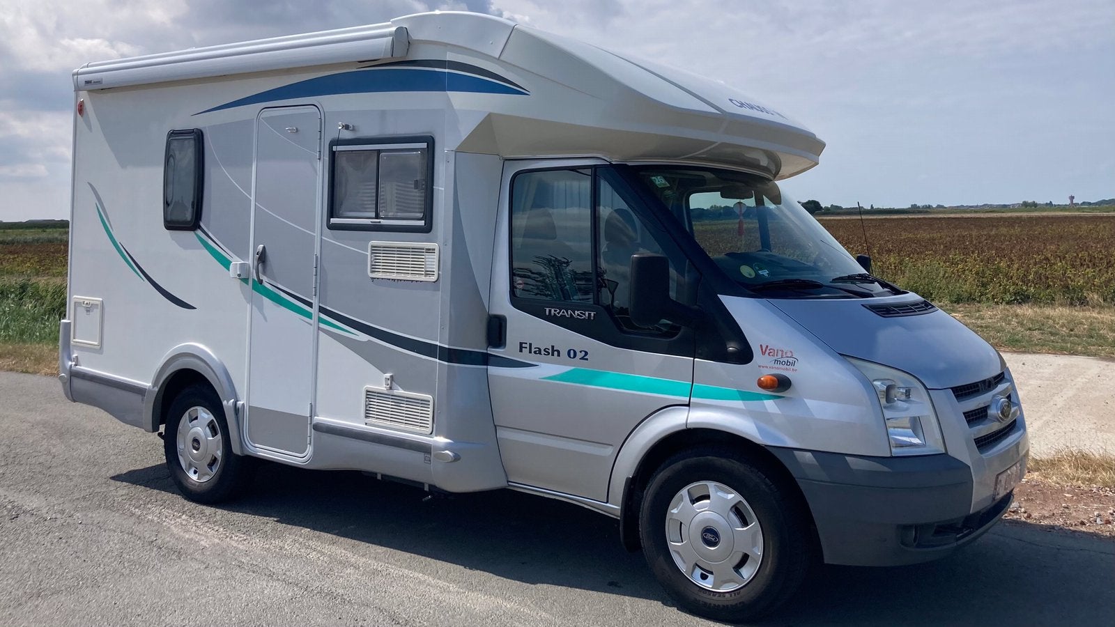Ford chausson Flash02 grijze cabine 6m, Caravans en Kamperen, Mobilhomes, Ringverwarming, Ford, Tot en met 3, Ford