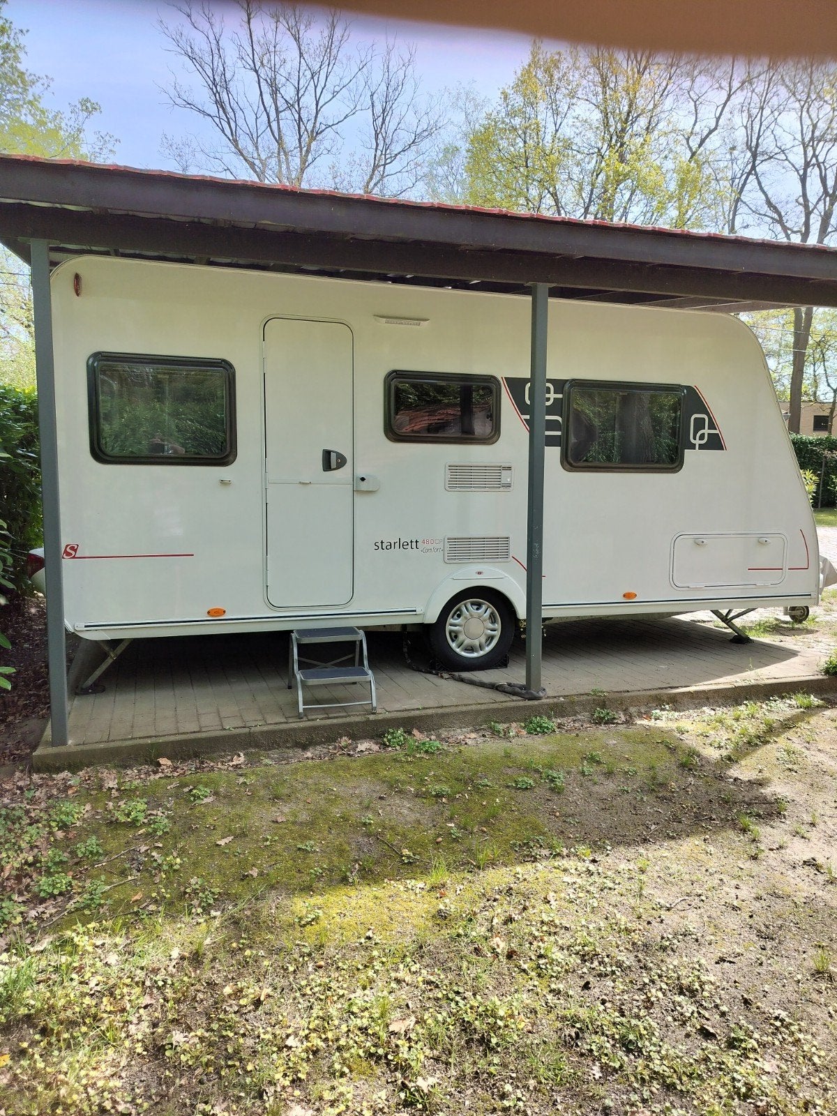 caravan sterckeman 480CP comfort, Caravans en Kamperen, Caravans, Particulier, tot en met 4, 1000 - 1250 kg, Rondzit, Sterckeman