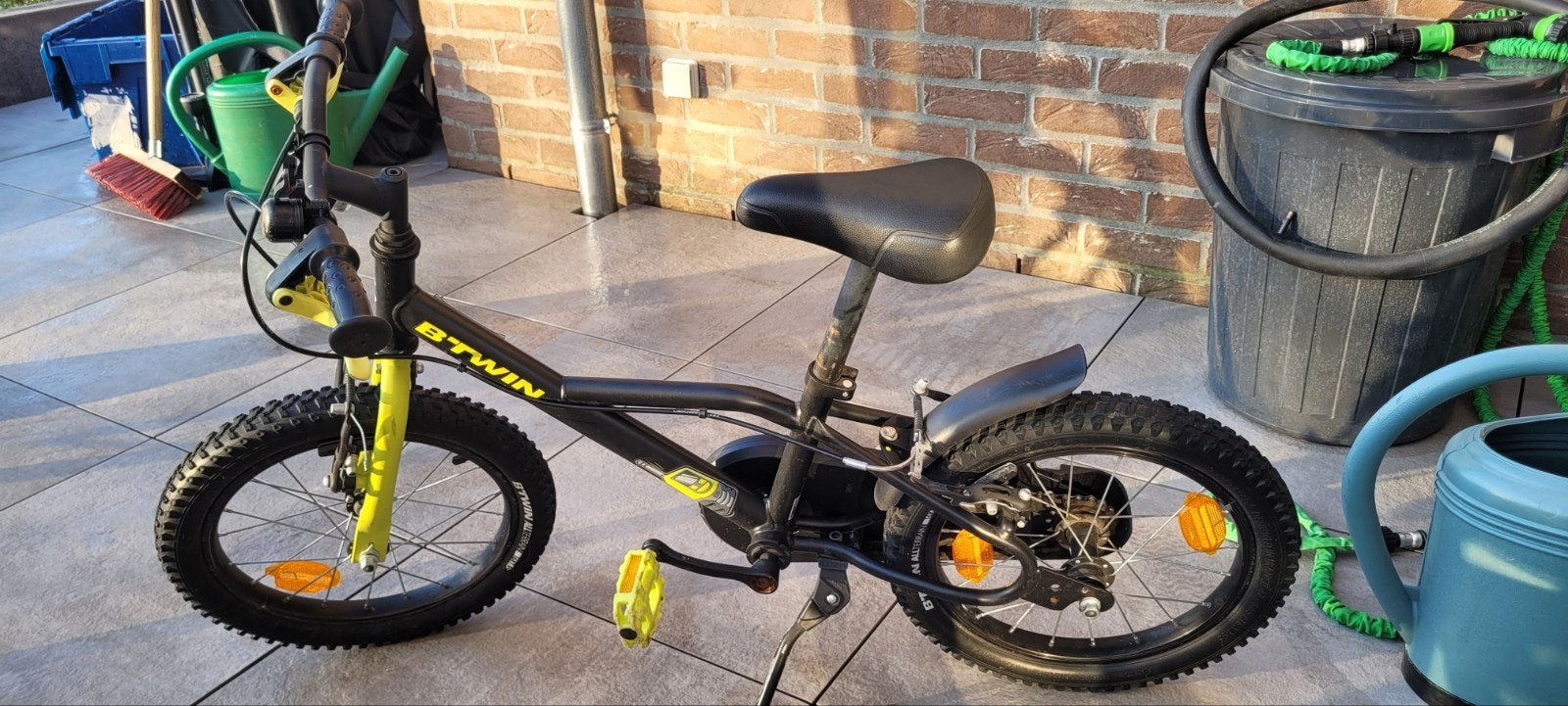 vélo Btwin 16 pouces, Enlèvement