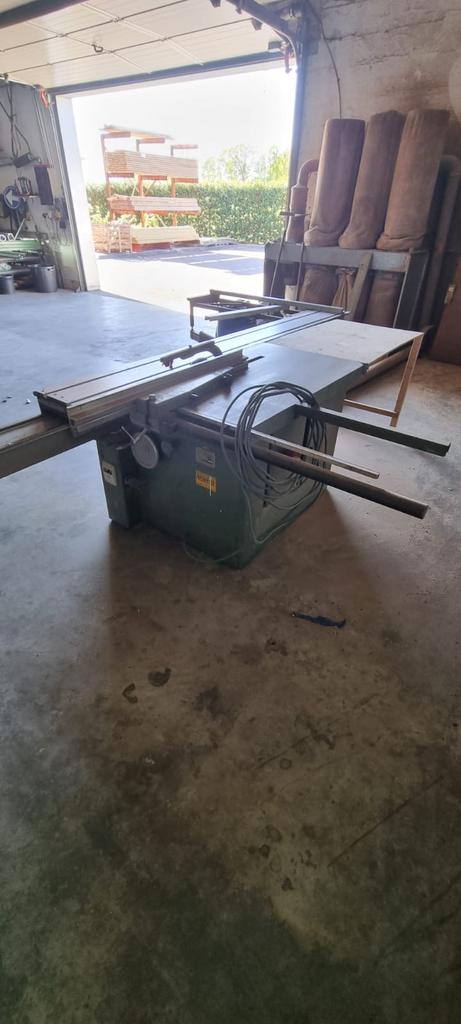 Paneelzaagmachine met afzuiging., Doe-het-zelf en Bouw, Gereedschap | Zaagmachines, Ophalen, Gebruikt