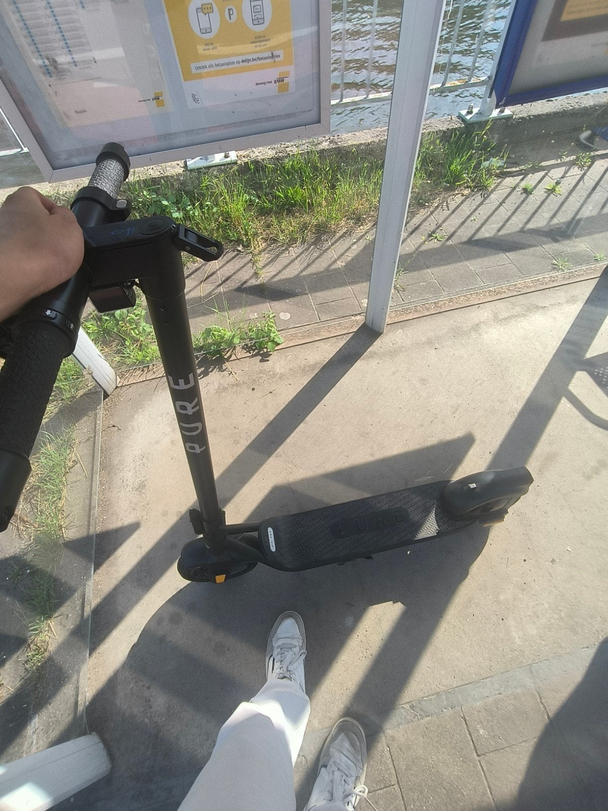 Pure air 3 pro elektrisch step, Ophalen, Zo goed als nieuw, Elektrische step (E-scooter), Pure air