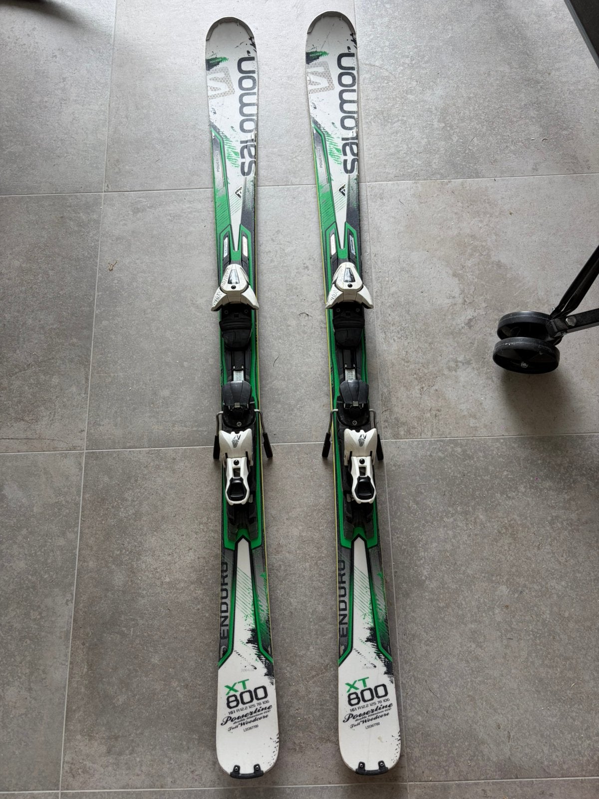 Salomon skis en bindingen 161 cm, Sport en Fitness, Ophalen, Zo goed als nieuw, Salomon