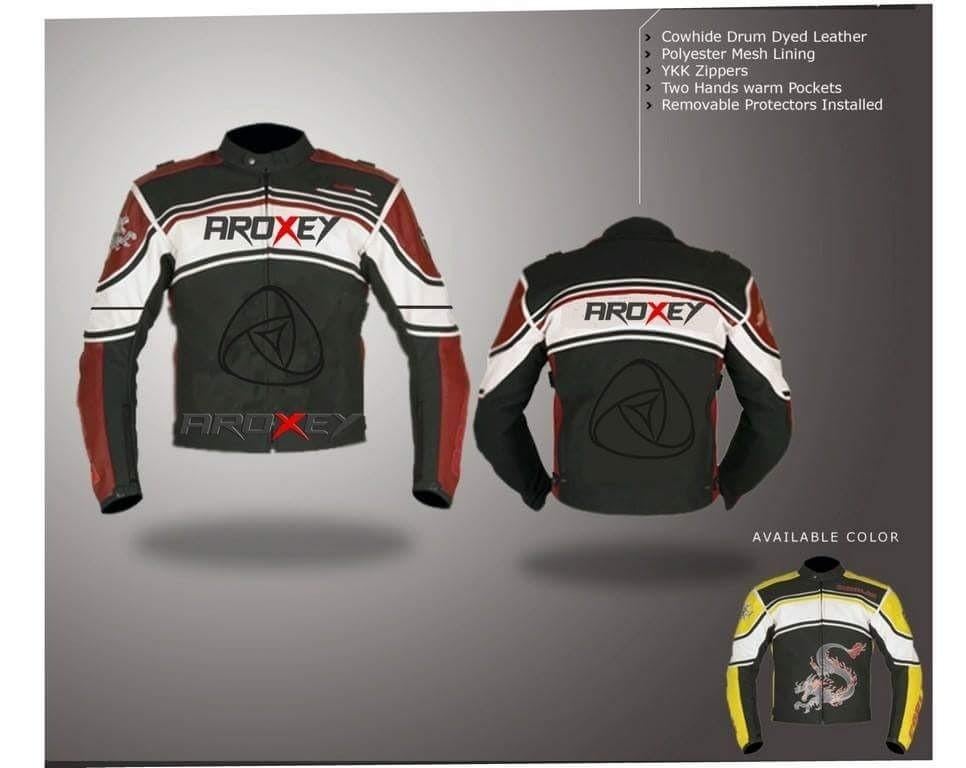 Veste de Moto en cuir neuf cE protecter, Motos, Envoi, Neuf, avec ticket, Manteau | cuir