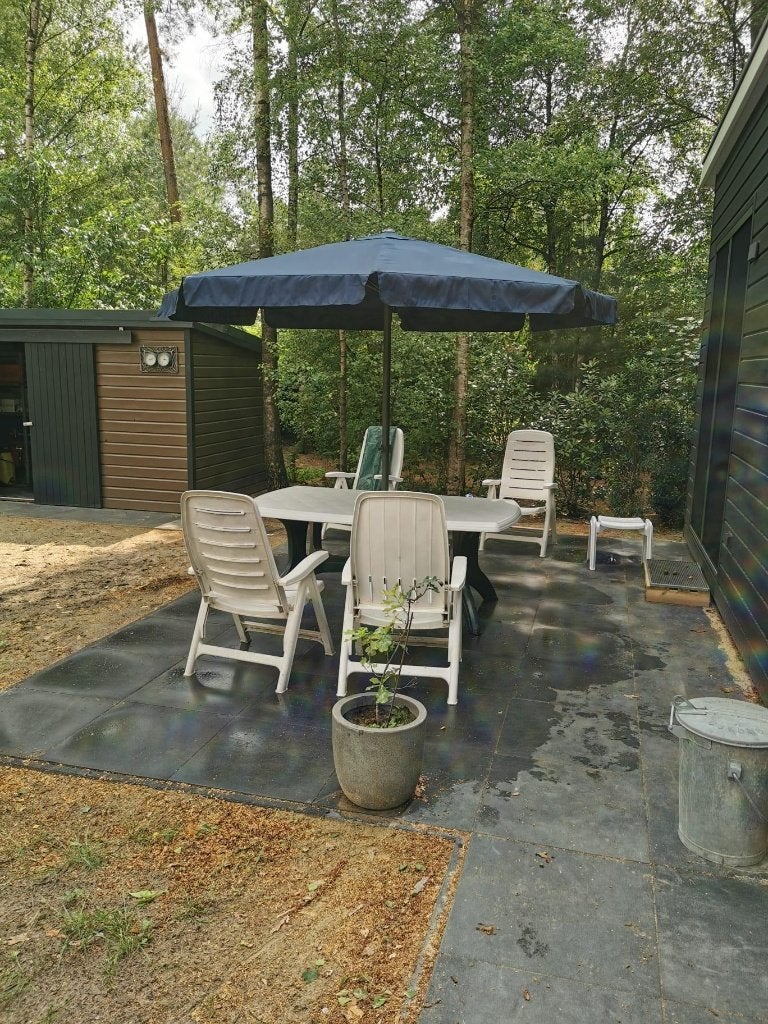 Tuinset FLAIR, Ophalen, 4 zitplaatsen, Kunststof, Gebruikt