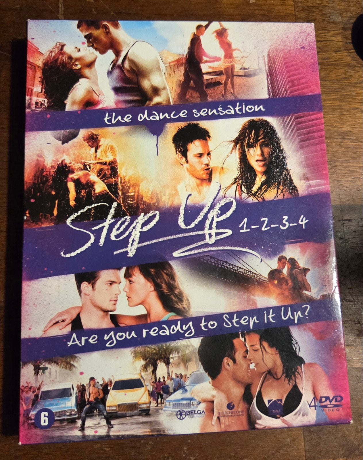 Step Up 1-2-3-4  - DVD Boxset, À partir de 6 ans, Enlèvement ou Envoi, Anglais, Néerlandais