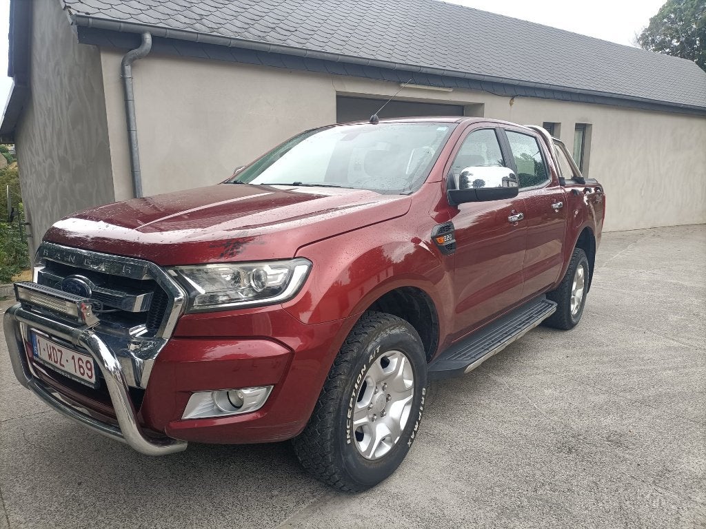 Ford Ranger Diesel 10/2016 Pick-Up double cabine 161.000 km, Automatische klimaatregeling, Stof, Zwart, 4 cilinders