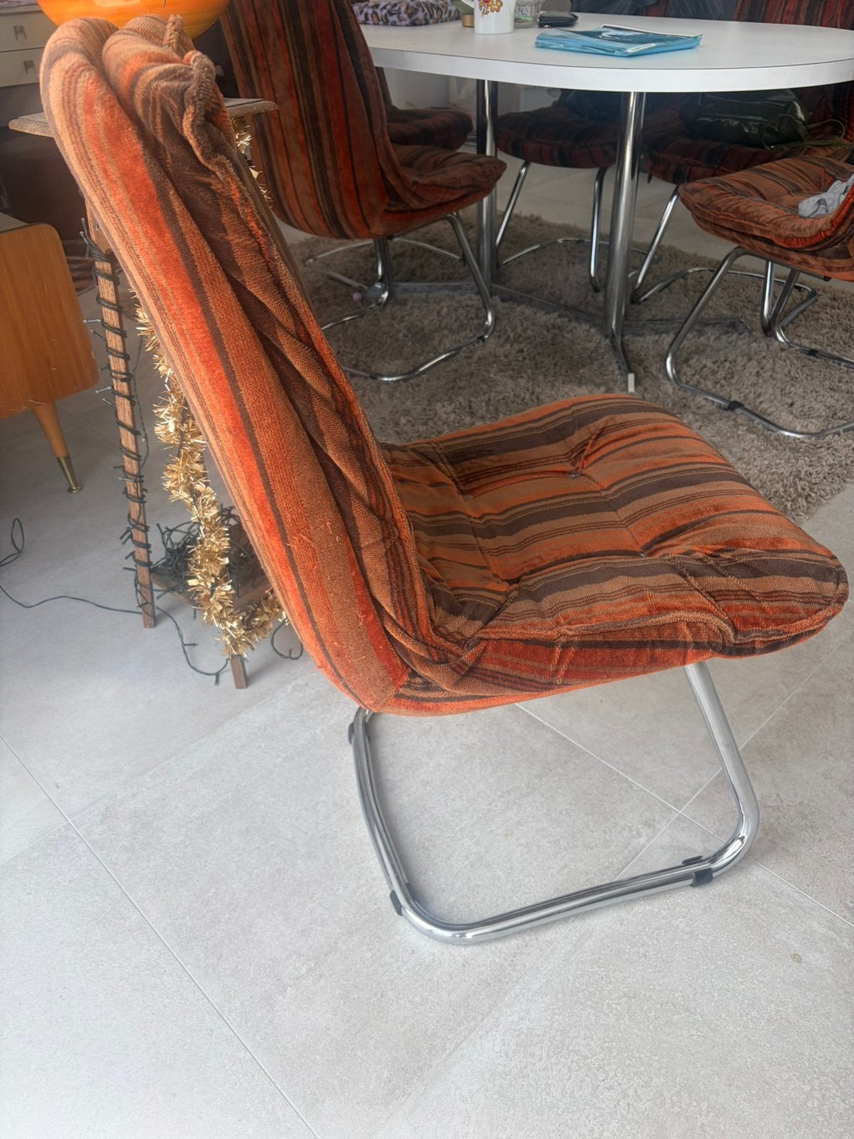 Vintage stoelen (6 stuks), Huis en Inrichting, Stoelen, Ophalen, Gebruikt, Vijf, Zes of meer stoelen