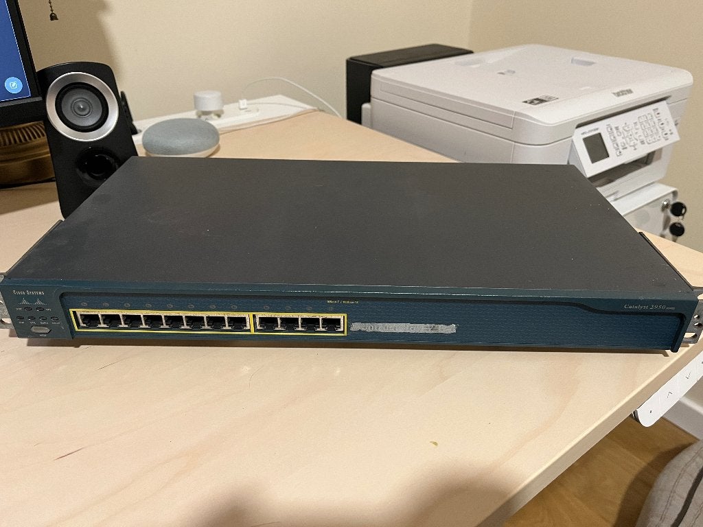 Cisco Catalyst 2950 WS-C2950-12 – switch 12 ports, Enlèvement ou Envoi, Utilisé