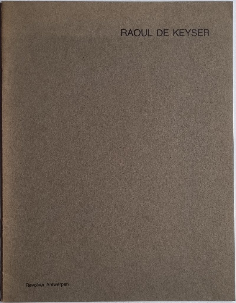 Raoul De Keyser - Revolver 3 jaargang 8 - 1978 (exclusief!), Ophalen of Verzenden, Zo goed als nieuw, Roland Jooris, Schilder- en Tekenkunst