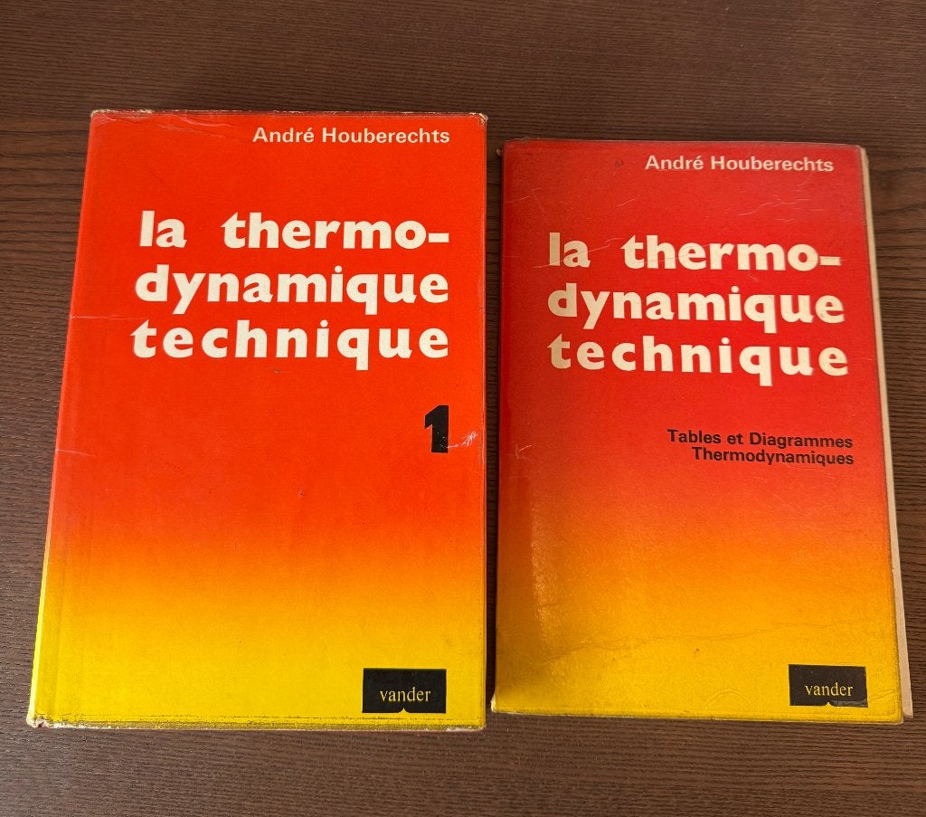 La thermodynamique technique T1 + Tables - A. Houberechts, Enlèvement ou Envoi