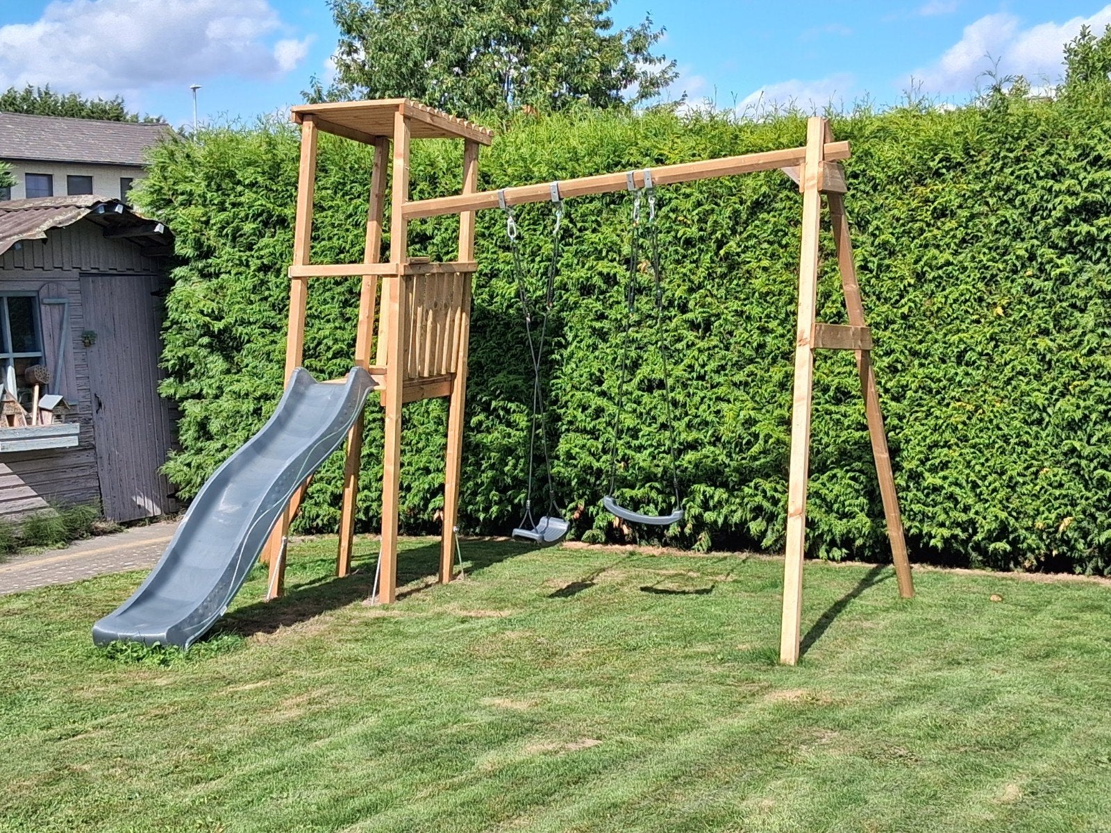 speeltoestel te koop, Kinderen en Baby's, Speelgoed | Buiten | Speeltoestellen, Ophalen, Nieuw, Glijbaan