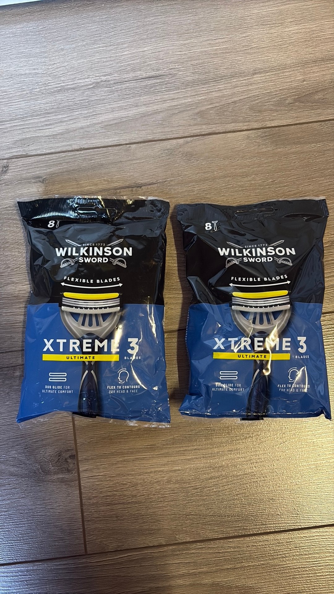 2 x 8 Wilkinson Sword Xtreme 3 scheermesjes, Ophalen of Verzenden, Nieuw, Gehele gezicht, Verzorging