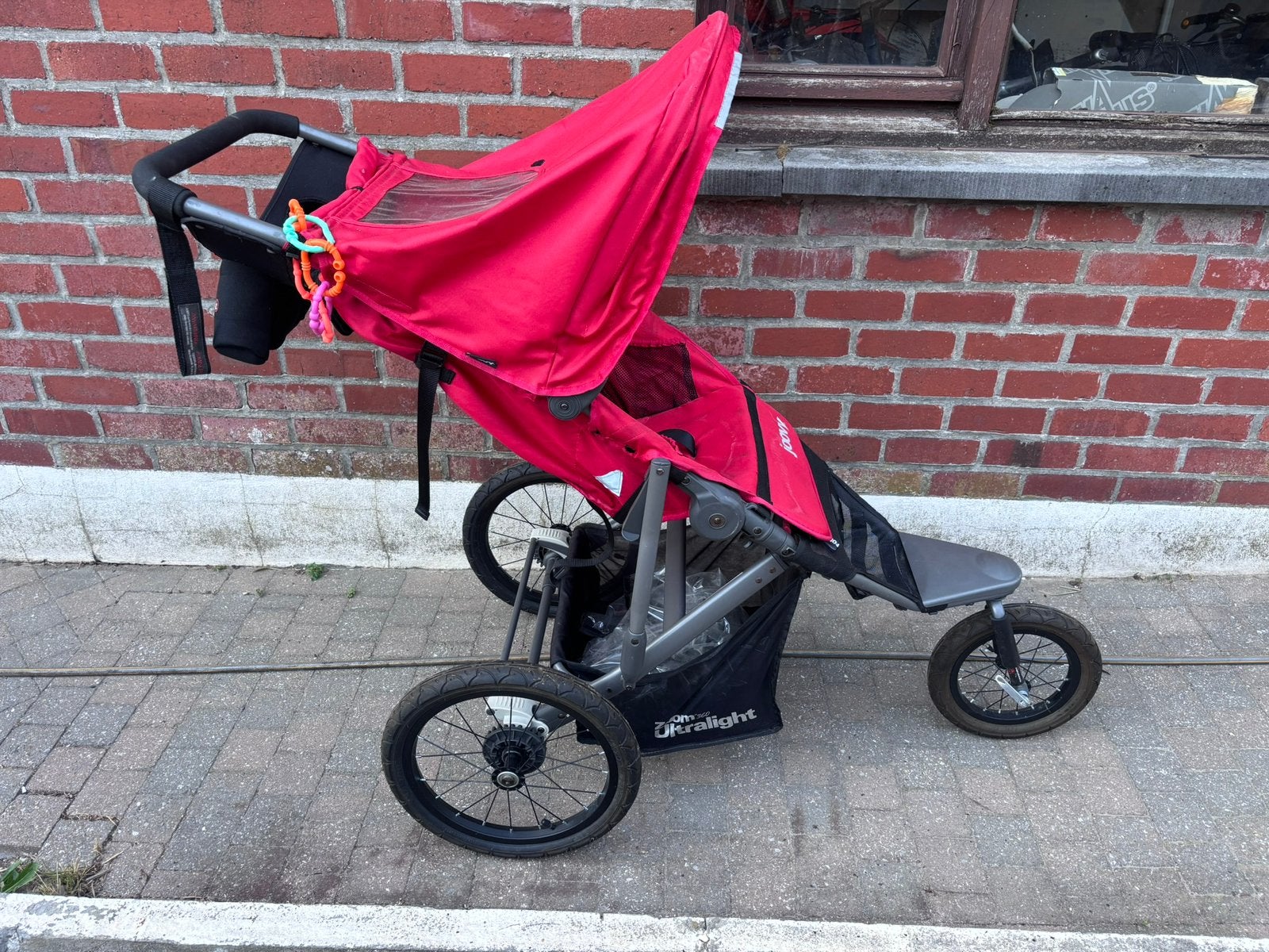 Wandel/loop buggy, Ophalen, Zo goed als nieuw, Regenhoes