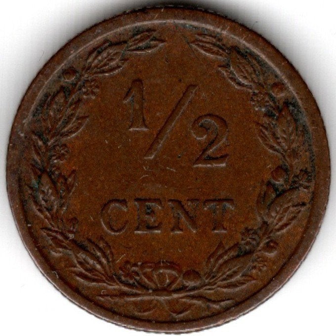 Nederland : 1/2 Cent 1903 KM#133 Ref 16832, Ophalen of Verzenden, Koningin Wilhelmina, Overige waardes, Losse munt