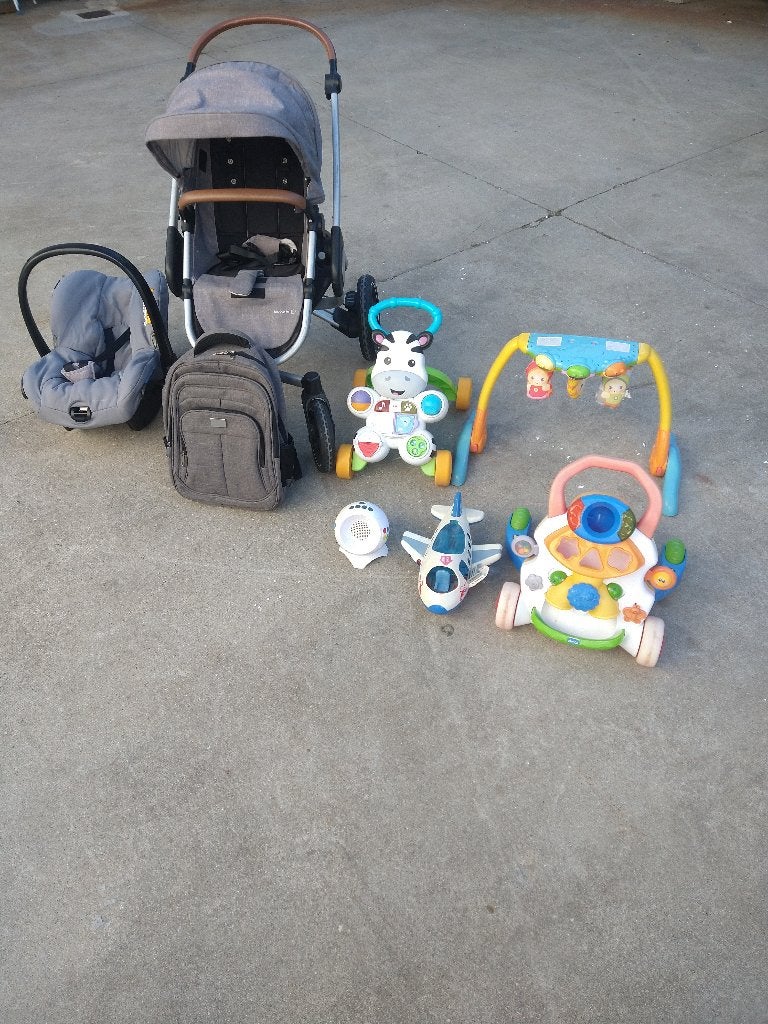 Buggy Kinderwagen + Maxy Cosi gratis Bebeconfort, Kinderen en Baby's, Buggy's, Gebruikt, Maxi-Cosi, Duomodel, Regenhoes, Verstelbare rugleuning