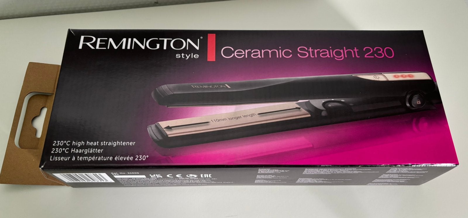 Styltang Remington nooit gebruikt, Handtassen en Accessoires, Uiterlijk | Haarverzorging, Ophalen, Nieuw, Krultang of Stijltang