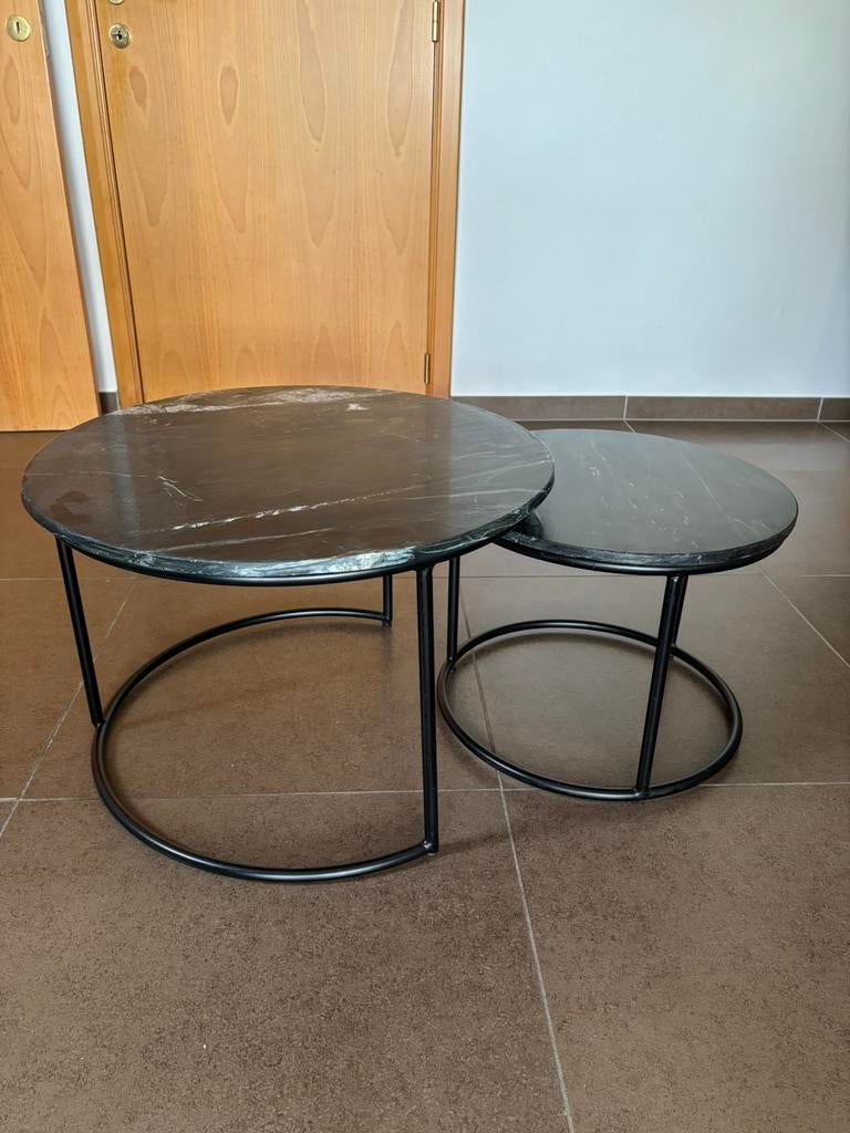 Marmeren salontafels Furnified, Huis en Inrichting, Ophalen, Zo goed als nieuw