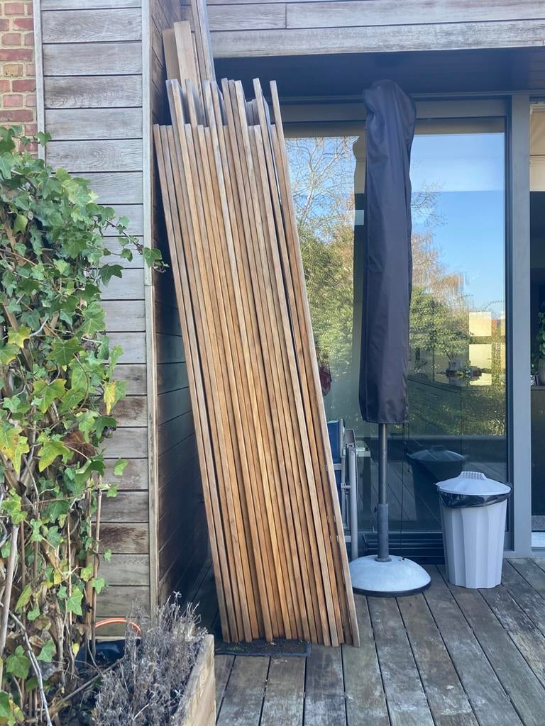 Houten planken (nieuw) - Bieden, Doe-het-zelf en Bouw, Hout en Planken, Ophalen, Gebruikt, Minder dan 25 mm, 250 tot 300 cm