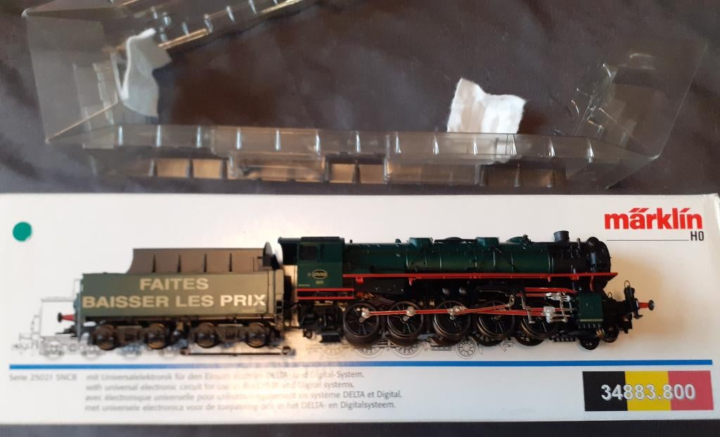 MARKLIN 34883.800  " SERIE SPÉCIAL SNCB ", Ophalen of Verzenden, Zo goed als nieuw, Locomotief