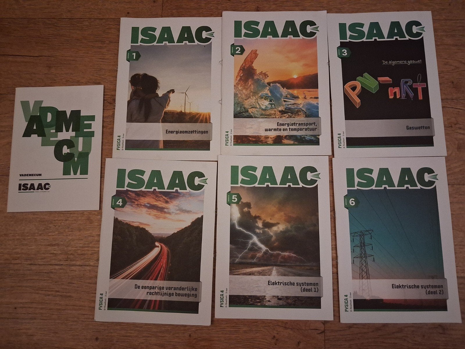 Isaac-fysica 4 - set modules (D-2 uur) (incl. Vademecum), ASO, Natuurkunde, Die keure, Ophalen of Verzenden