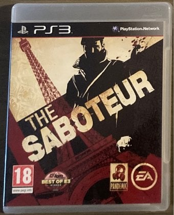The Saboteur, Vanaf 18 jaar, Overige genres, 1 speler, Eén computer