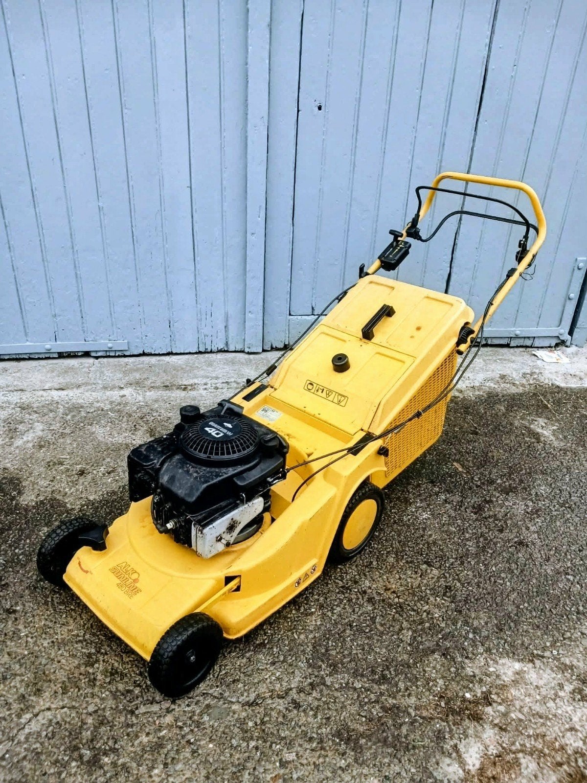 Grasmaaier met automatische trekhaak, Tuin en Terras, Ophalen, Gebruikt, Mulchfunctie, Benzine-grasmaaier