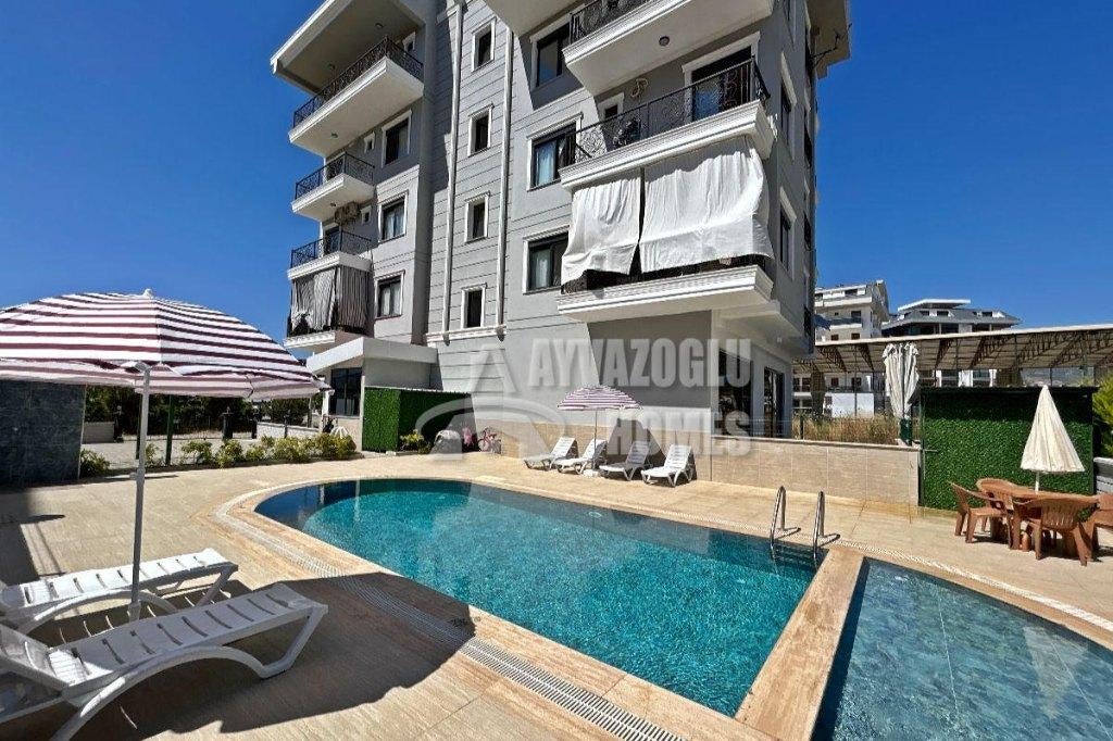 1+1 appartement in Kargicak, op 300 meter van de zee, Immo, Buitenland, 45 m², 2 kamers, Turkije, Stad